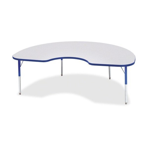 Jonti-Craft TABLE, KIDNEY, 48X72, GY/BE JNT6423JCE003 - main
